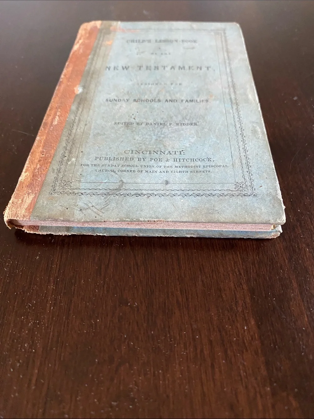 Vintage-Style Kids Lesson Book - Blue Cover